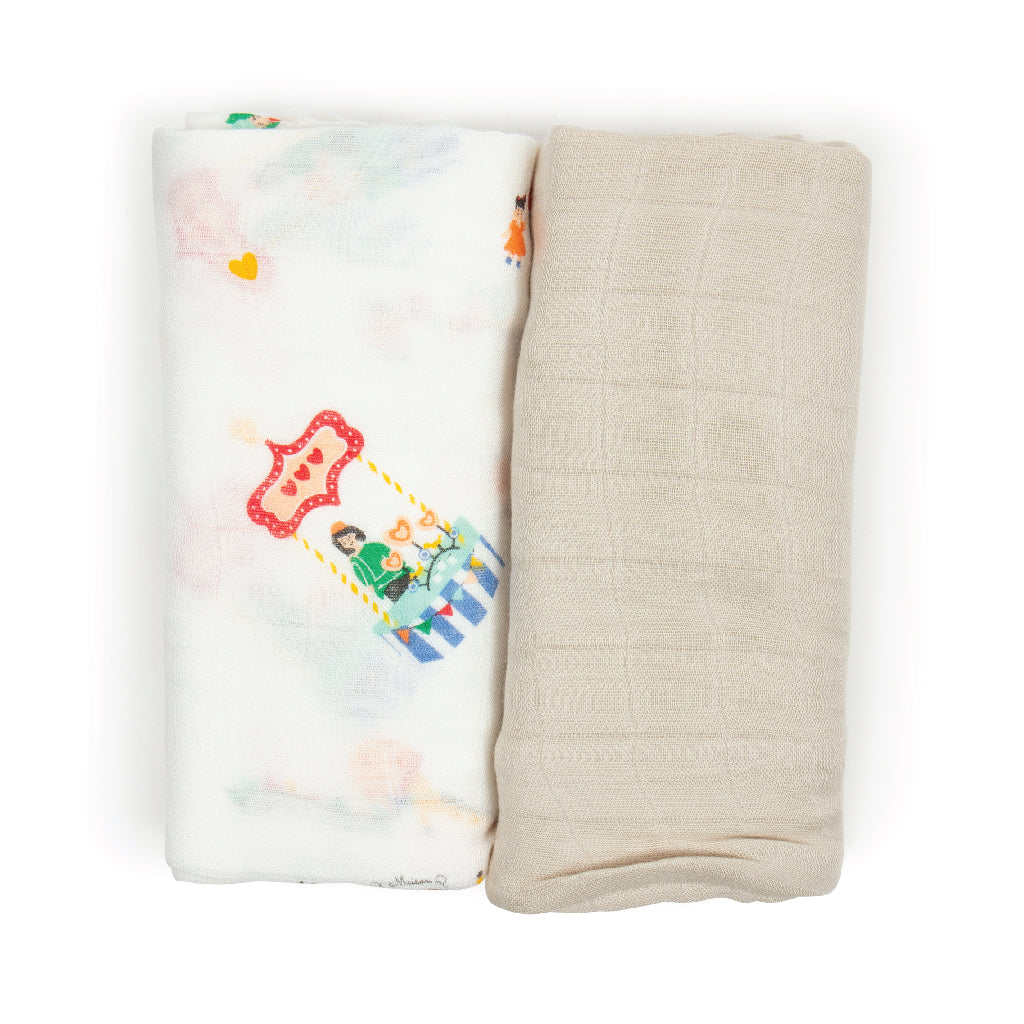 Little Rei x Maison Q Swaddle - 2pc