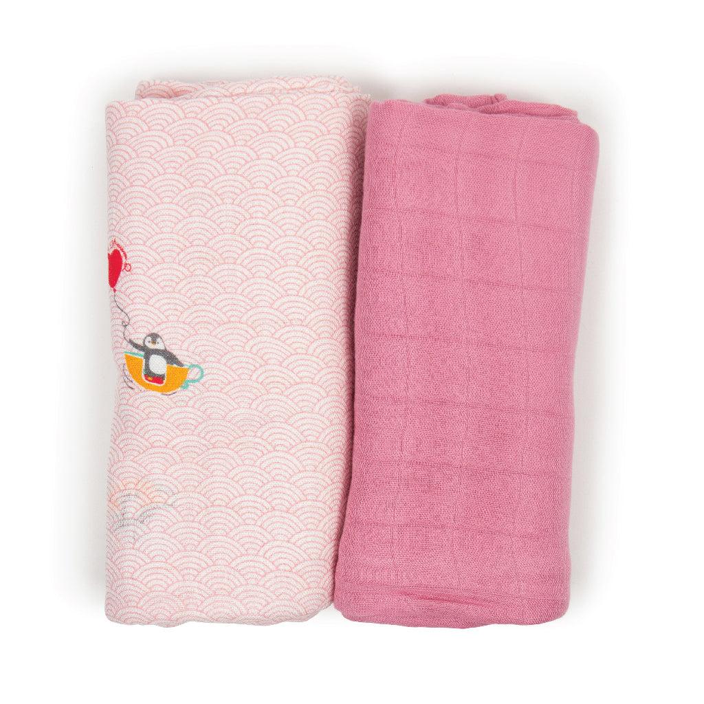 Little Rei x Maison Q Swaddle & Wash Cloth Bundle