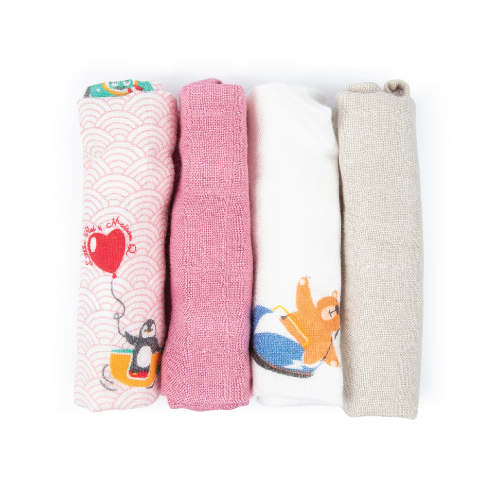 Little Rei x Maison Q Carnival Wash Cloth - 4pc