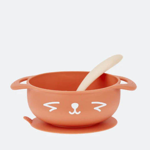 Babymoov Taste ISY 2-Piece Silicone Bowl & Spoon Weaning Set