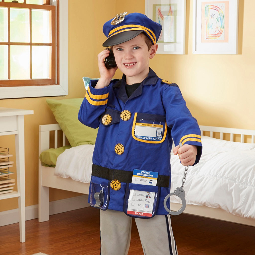 Melissa & Doug Police Officer Role Play Costume Set 3-6 years