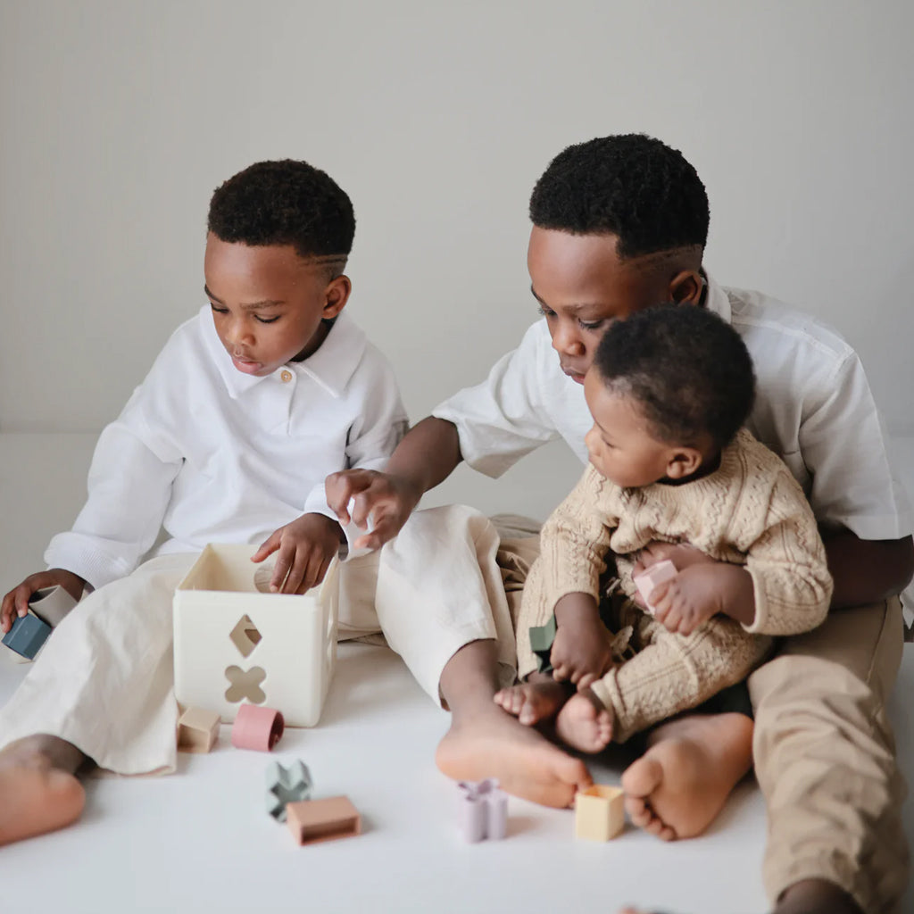 Mushie Shape Sorting Box