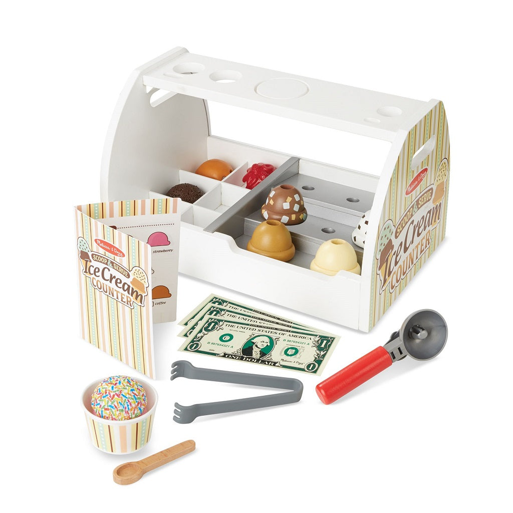 Melissa & Doug Scoop & Serve Ice Cream Counter 3 years+