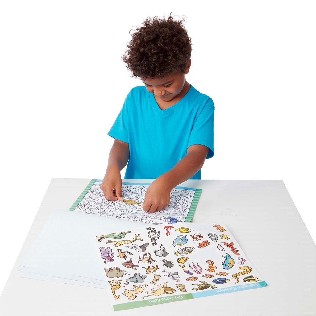 Melissa & Doug Seek & Find Sticker Pad- Animal 4 years+