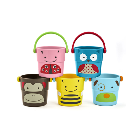 Skip Hop Zoo Stack And Pour Buckets