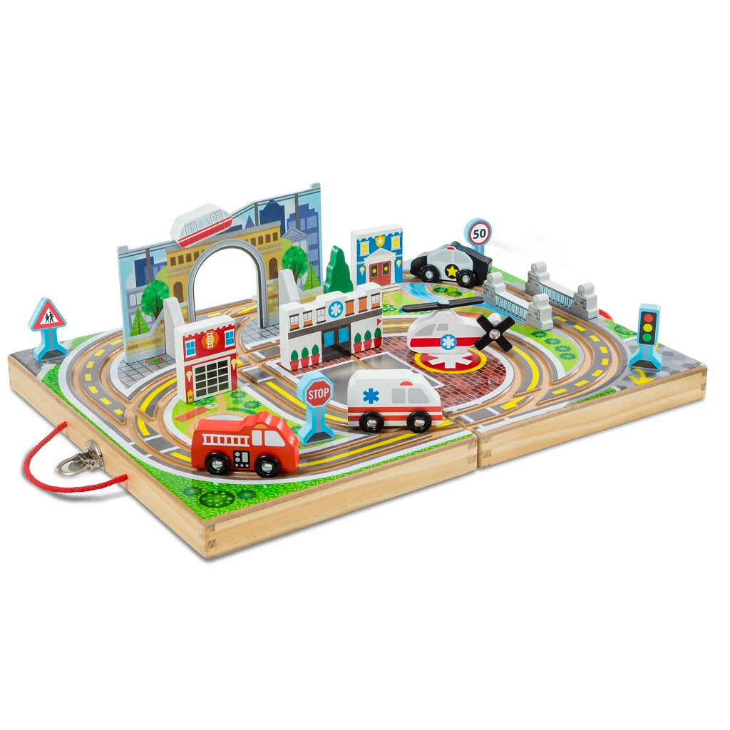 Melissa & Doug Take-Along Town 3 years+