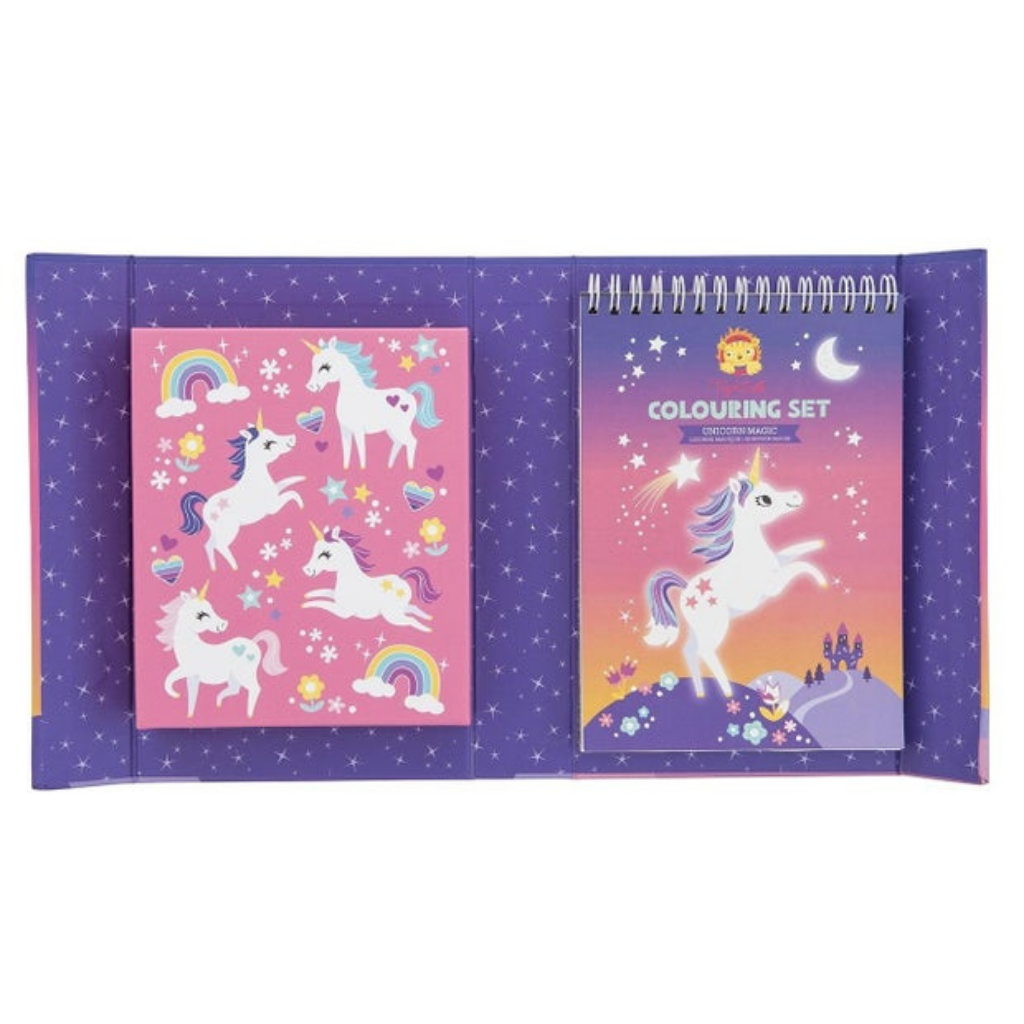 Tiger Tribe Colouring Set Unicorn Magic