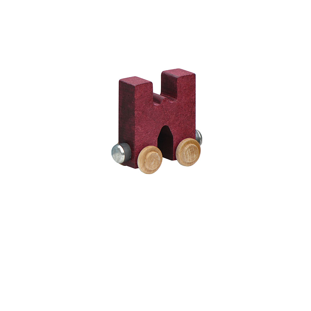 Maple Landmark Magnetic NameTrain - Letter W