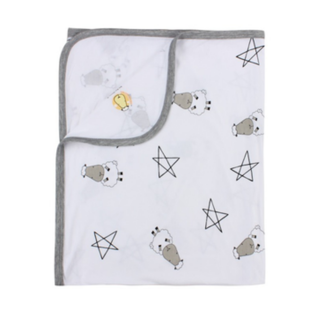 Baa Baa Sheepz Single Layer Blanket Big Star & Sheepz - Large