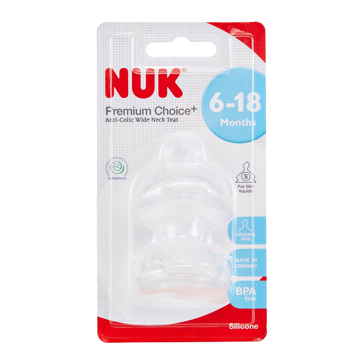 NUK Silicone Teats