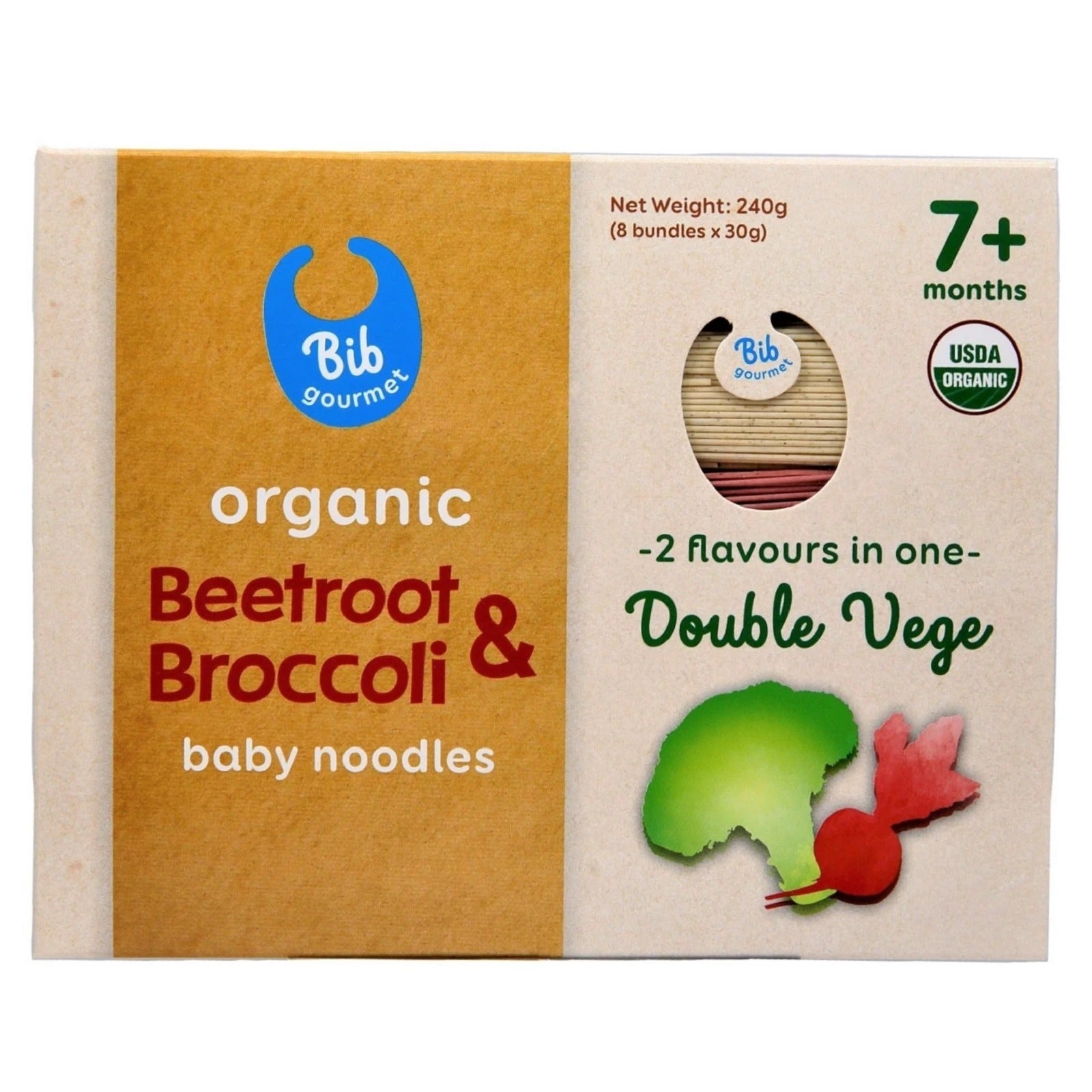 Bib Gourmet Organic Baby Noodles 30g x 8