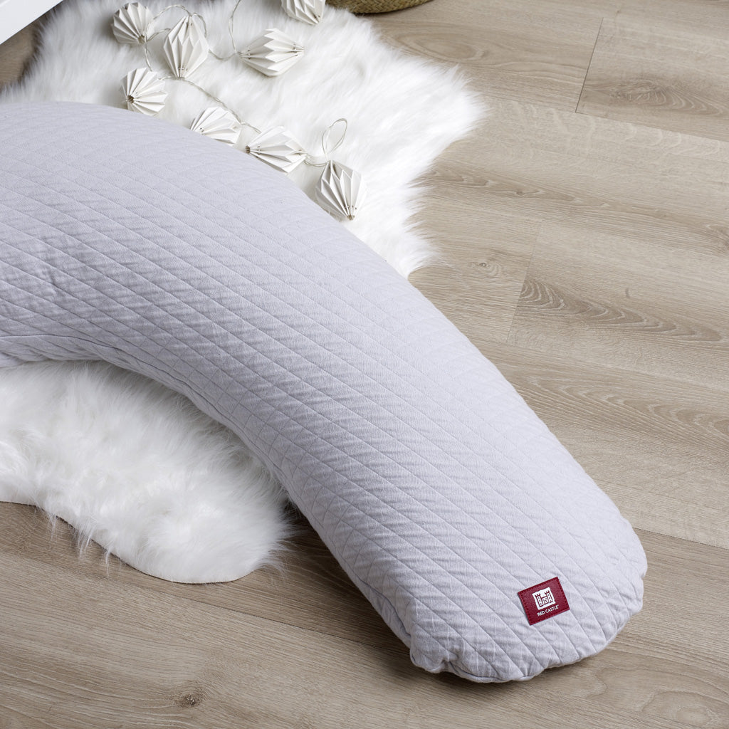 Red Castle Big Flopsy Maternity & Nursing Pillow - Chambray Grey