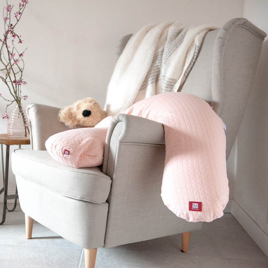 Red Castle Big Flopsy Maternity & Nursing Pillow - Chambray Grey