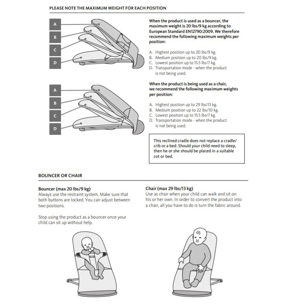 Babybjorn Bouncer Bliss Mesh