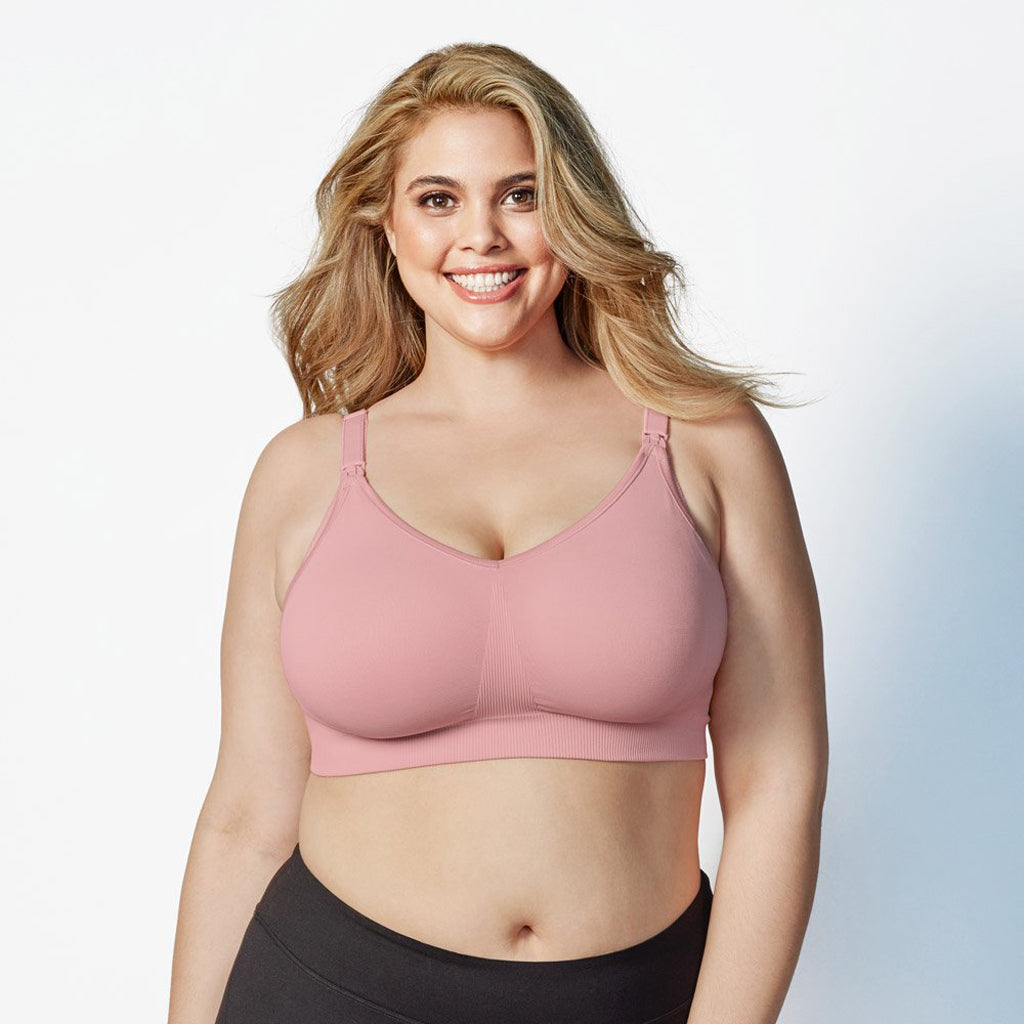 Bravado Body Silk Seamless Nursing Bra Sustainable Dusted Peony