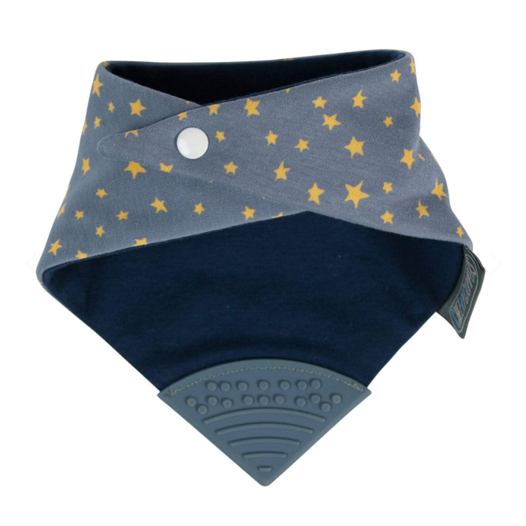 Cheeky Chompers Midnight Stars Neckerchew - Teething Dribble Bib