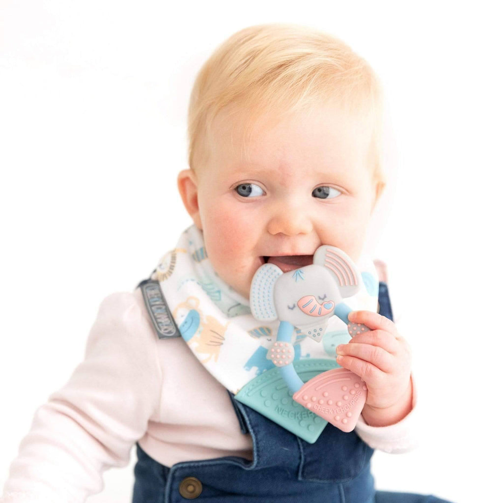 Cheeky Chompers Darcy the Elephant Teether - Textured Baby Teether