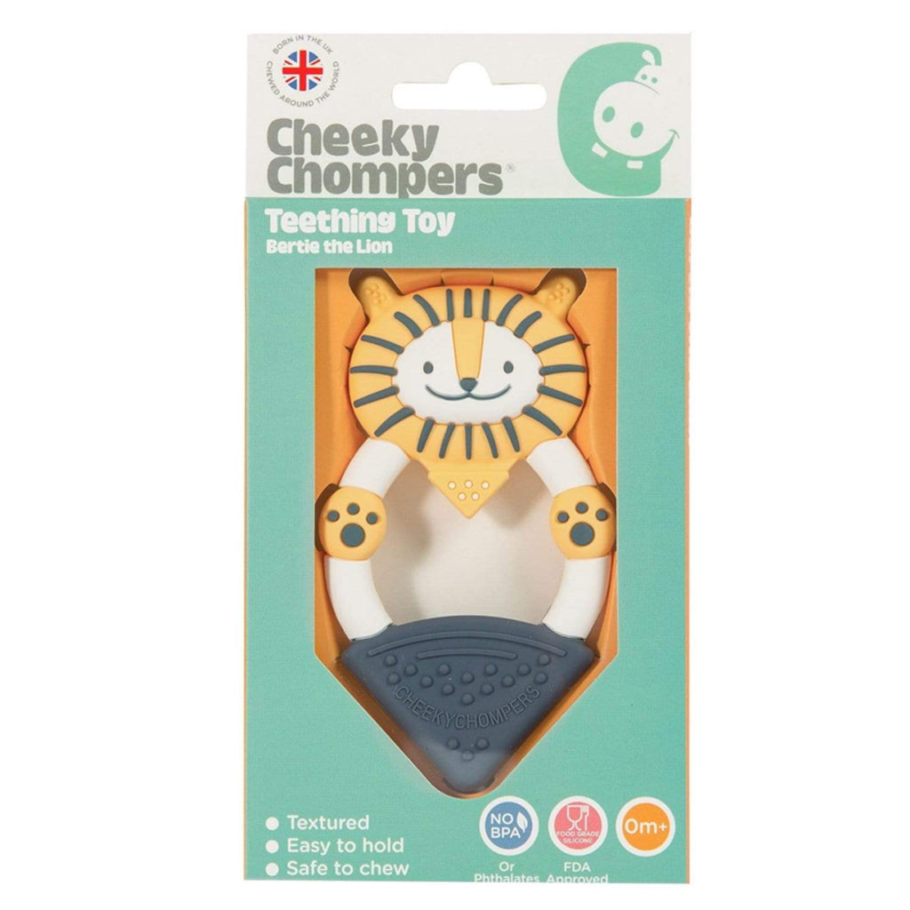 Cheeky Chompers Bertie the Lion Teether - Textured Baby Teether