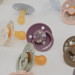 BIBS x LIBERTY Delux Silicone Pacifier Twin Pack (0-3 years)
