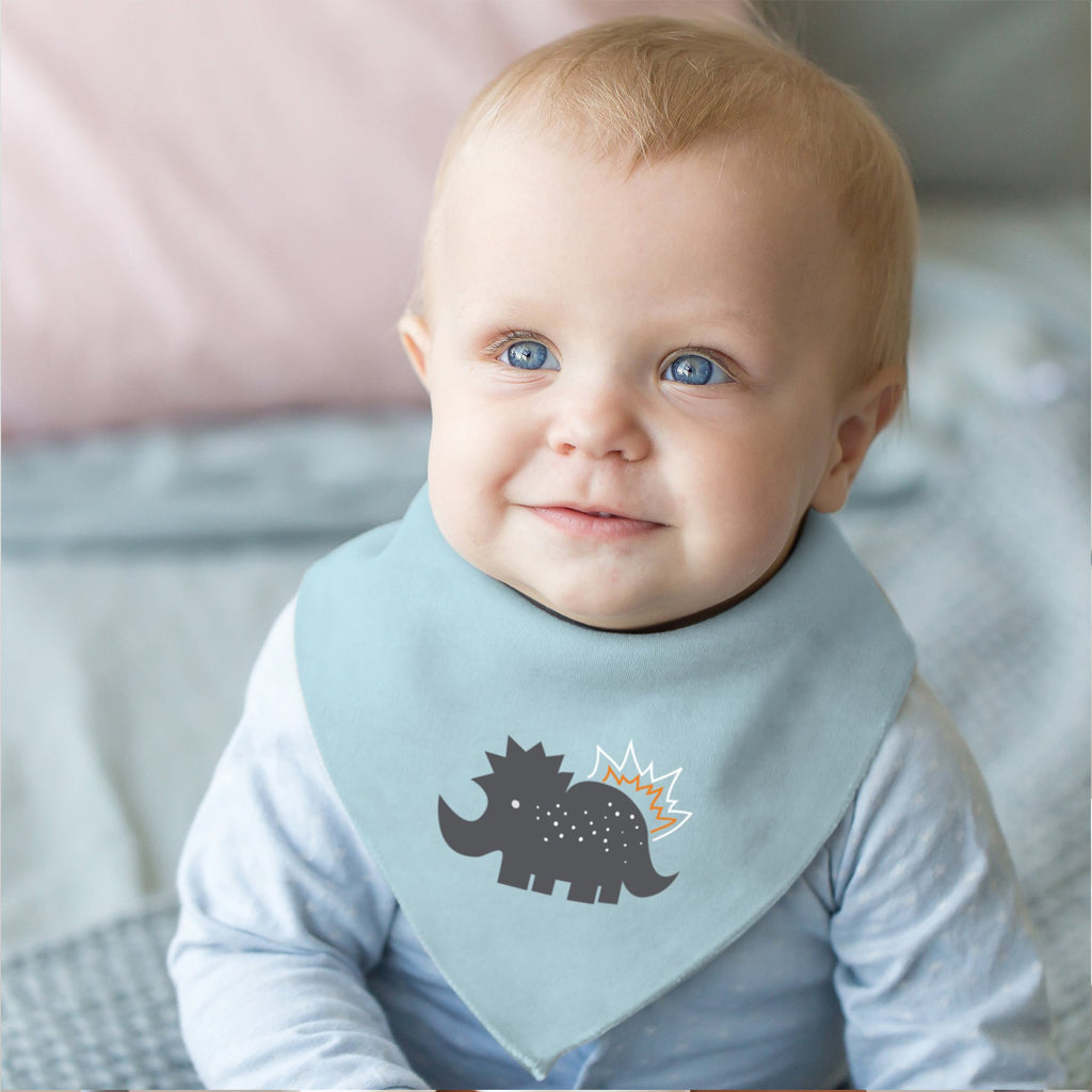 Kushies Bandana Bib 2 Pack - Dino