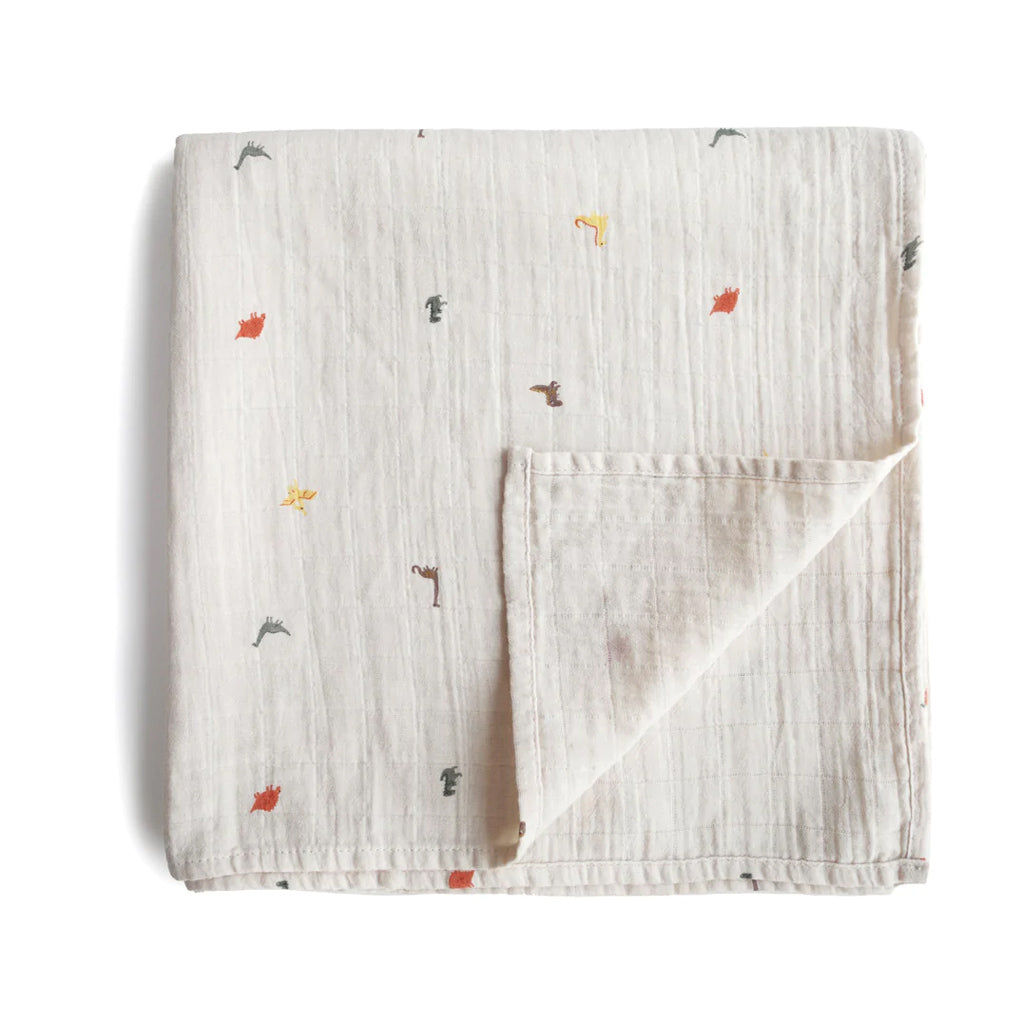 Mushie Swaddle Blanket Organic Cotton