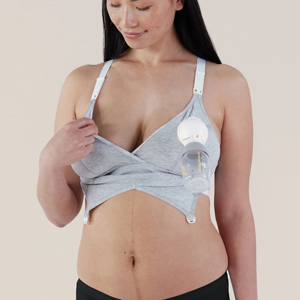 Bravado! Designs Women's Clip and Pump Hands-Free Nursing Bra Accessory -  Dove Heather L