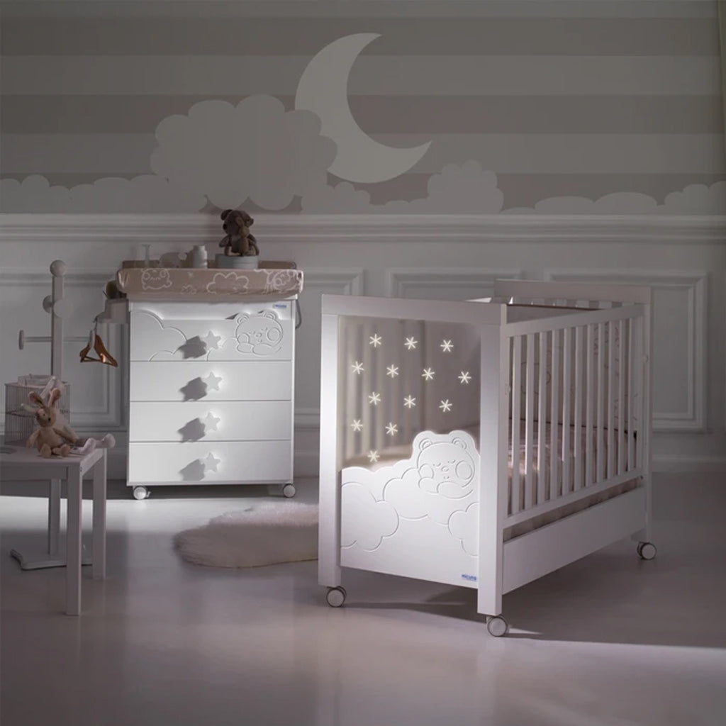 [PRE-ORDER] Micuna Dolce Luce Baby Cot with Relax System and Mattress