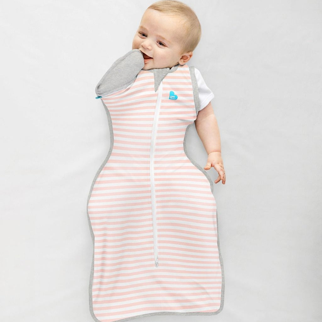 Love to Dream Swaddle UP Transition Bag Original 1.0 TOG - Dusty Pink/Stripe