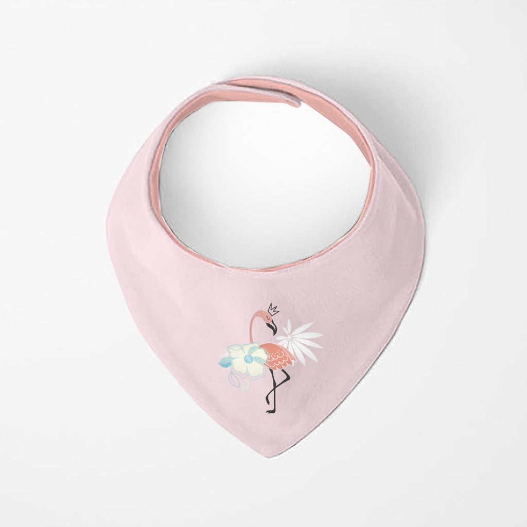 Kushies Bandana Bib 2 Pack - Flamingo