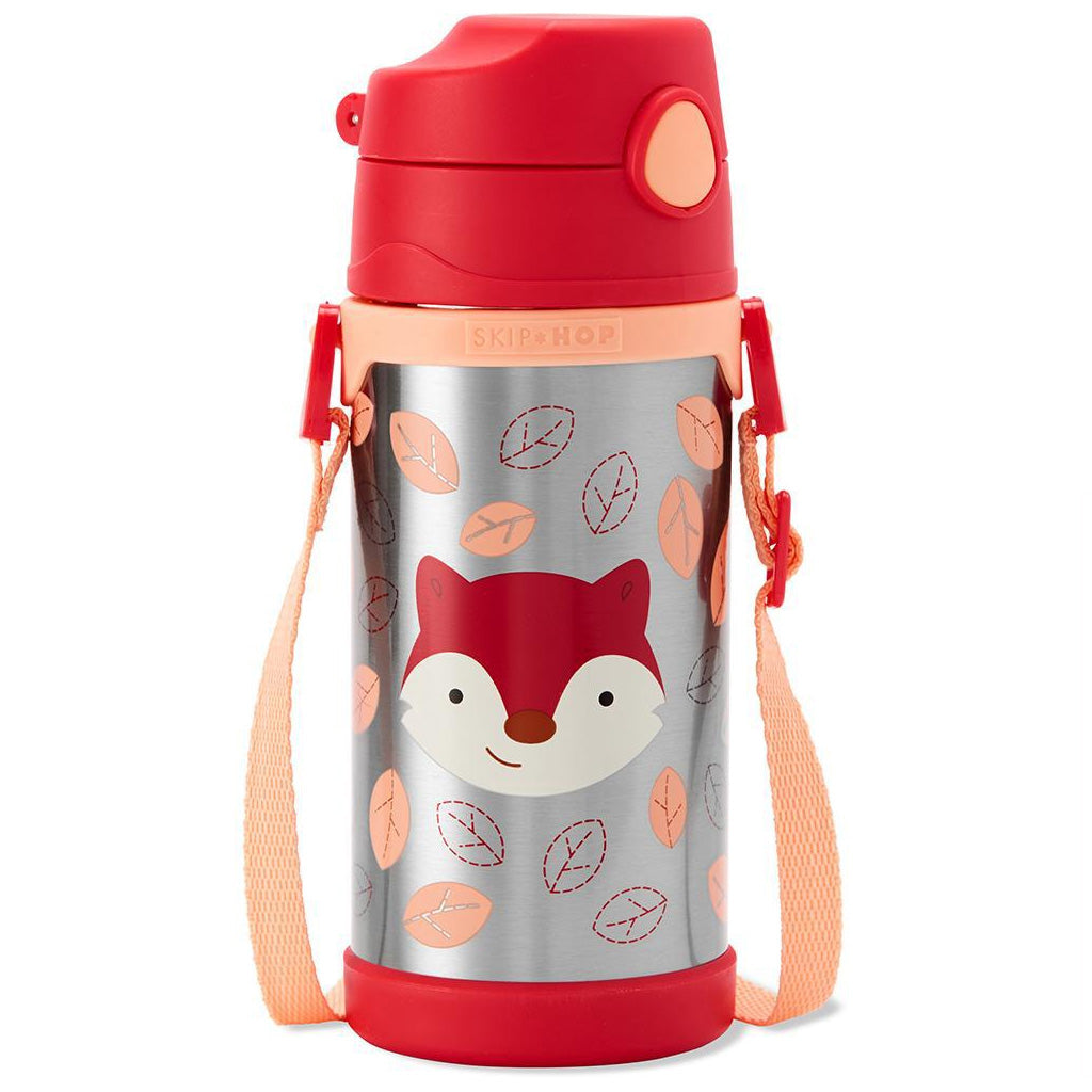 Skip Hop Zoo Insulated Stainless Steel Straw Bottle motherswork