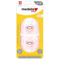Medela Baby Pacifier Soft Silicone - Girl Duo