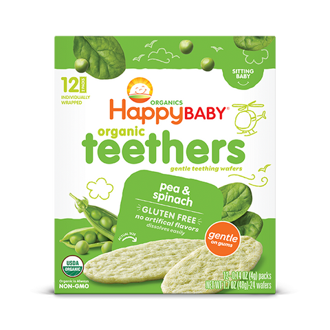 Happy Family Organics Pea & Spinach Teethers Snack