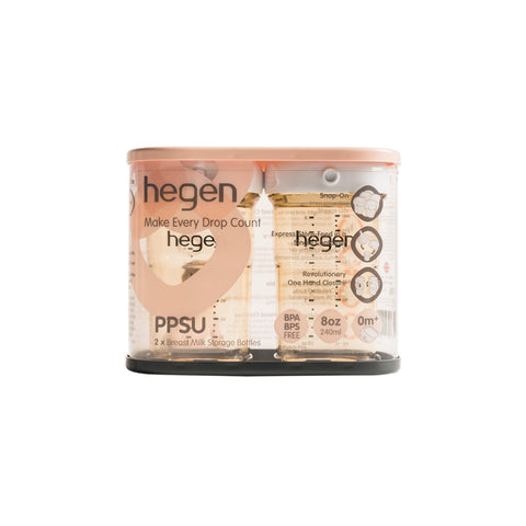 Hegen PCTO™ 240ml/8oz Breast Milk Storage PPSU (2-pack)