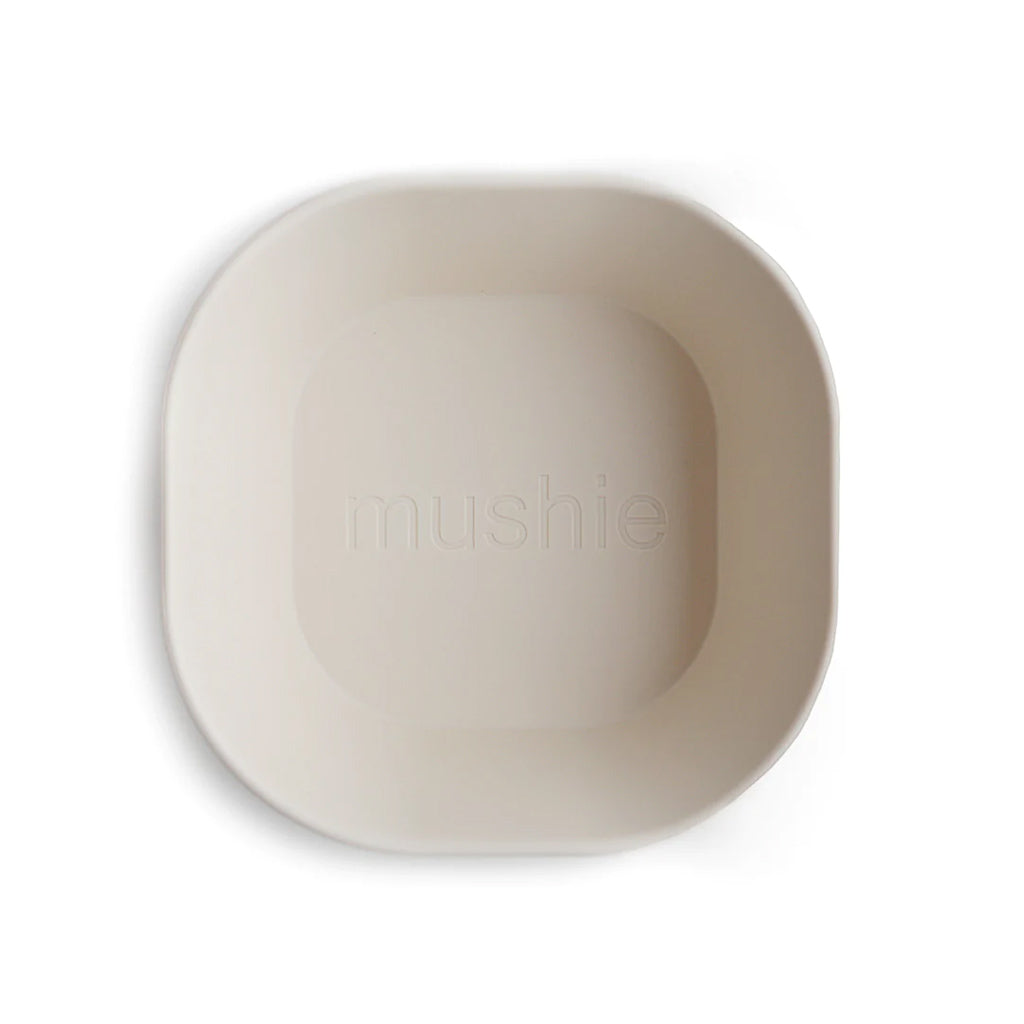 Mushie Square Dinnerware Bowl, Set of 2