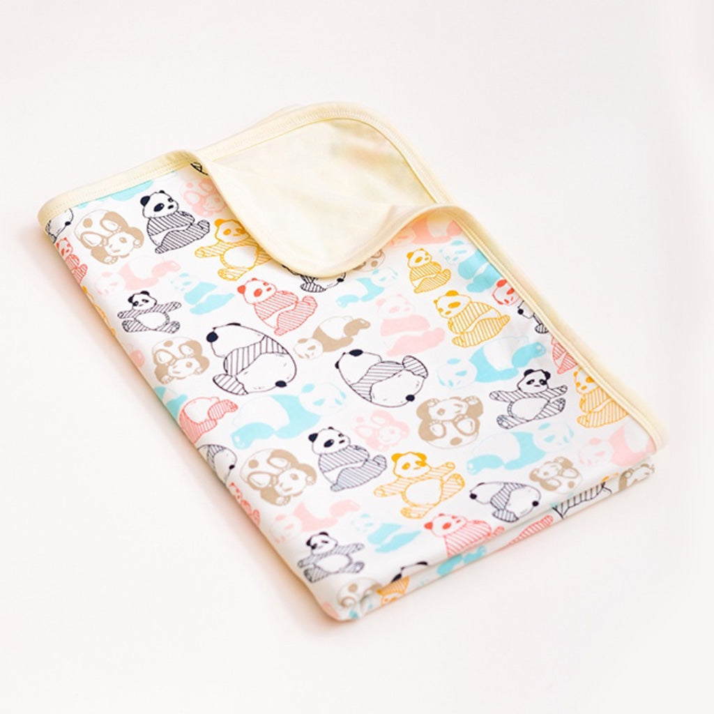 Elly Jersey Blanket - Pastel Pandas