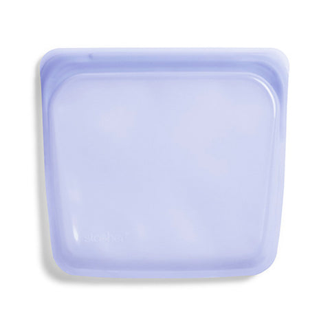 Stasher Reusable Silicone Sandwich  Bag, Rainbow Lavender (828 ml)