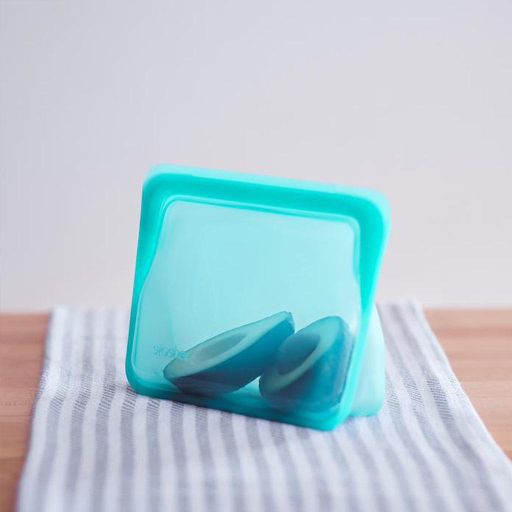 Stasher Reusable Silicone Bag, Stand-Up Mini Bag