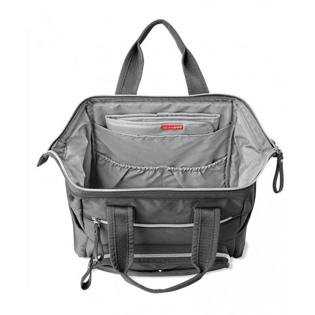 Skip Hop Main Frame Wide Open Backpack - Charcoal