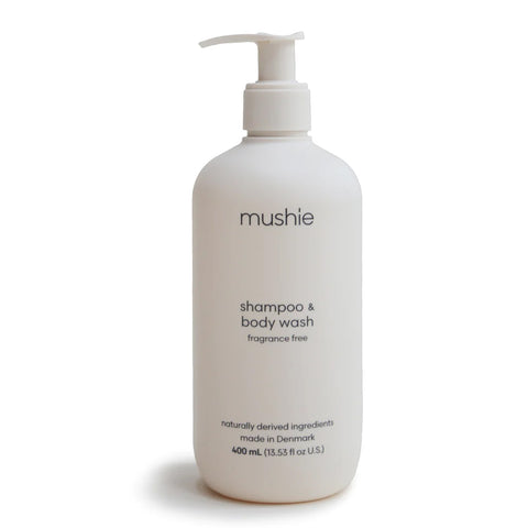 Mushie Baby Shampoo & Body Wash - Fragrance Free (400 ml)