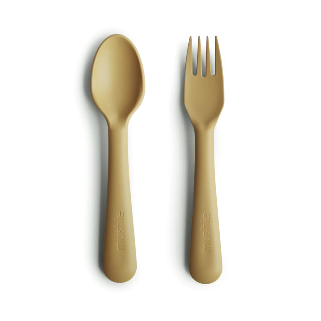 Mushie Fork and Spoon Set