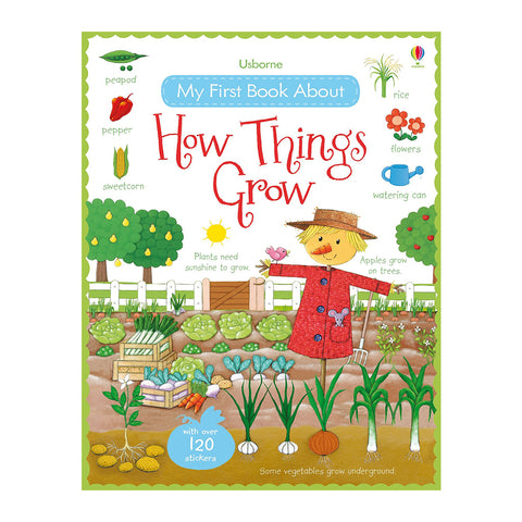 Usborne - My First Book About How Things Grow Sticker Book