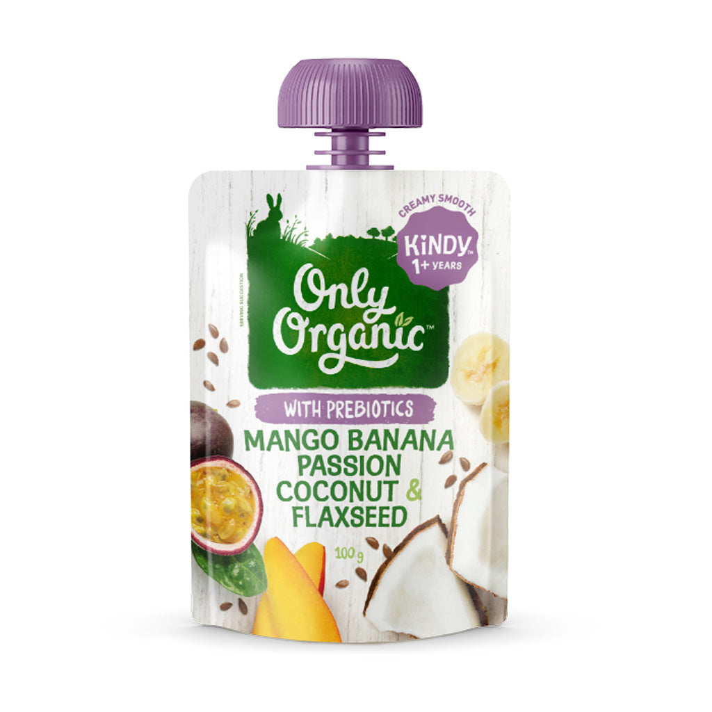 Only Organic Mango Banana Passion Coconut & Flaxseed
