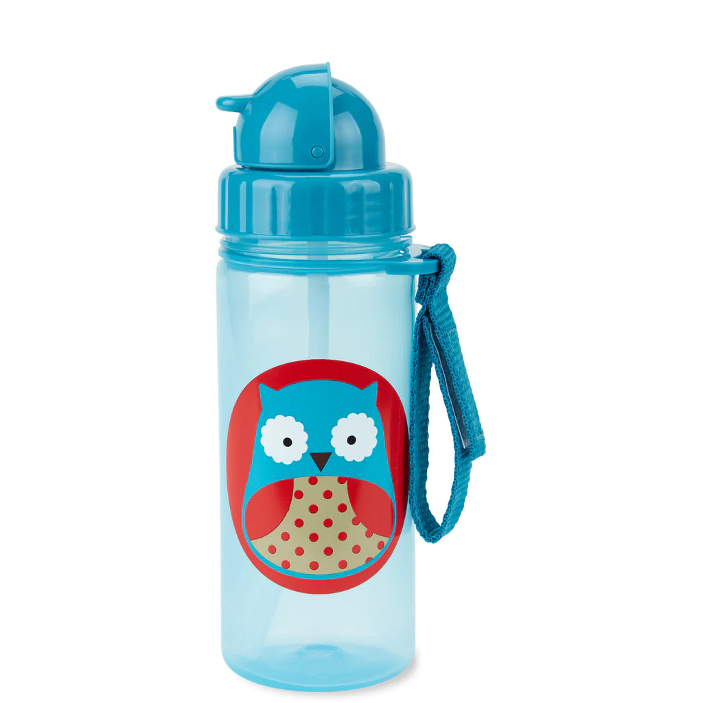 Skip Hop Zoo Straw Water Bottle