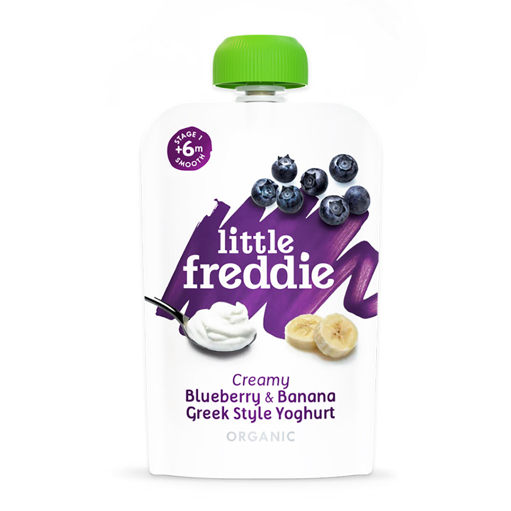 Little Freddie Creamy Blueberry & Banana Greek Style Yoghurt