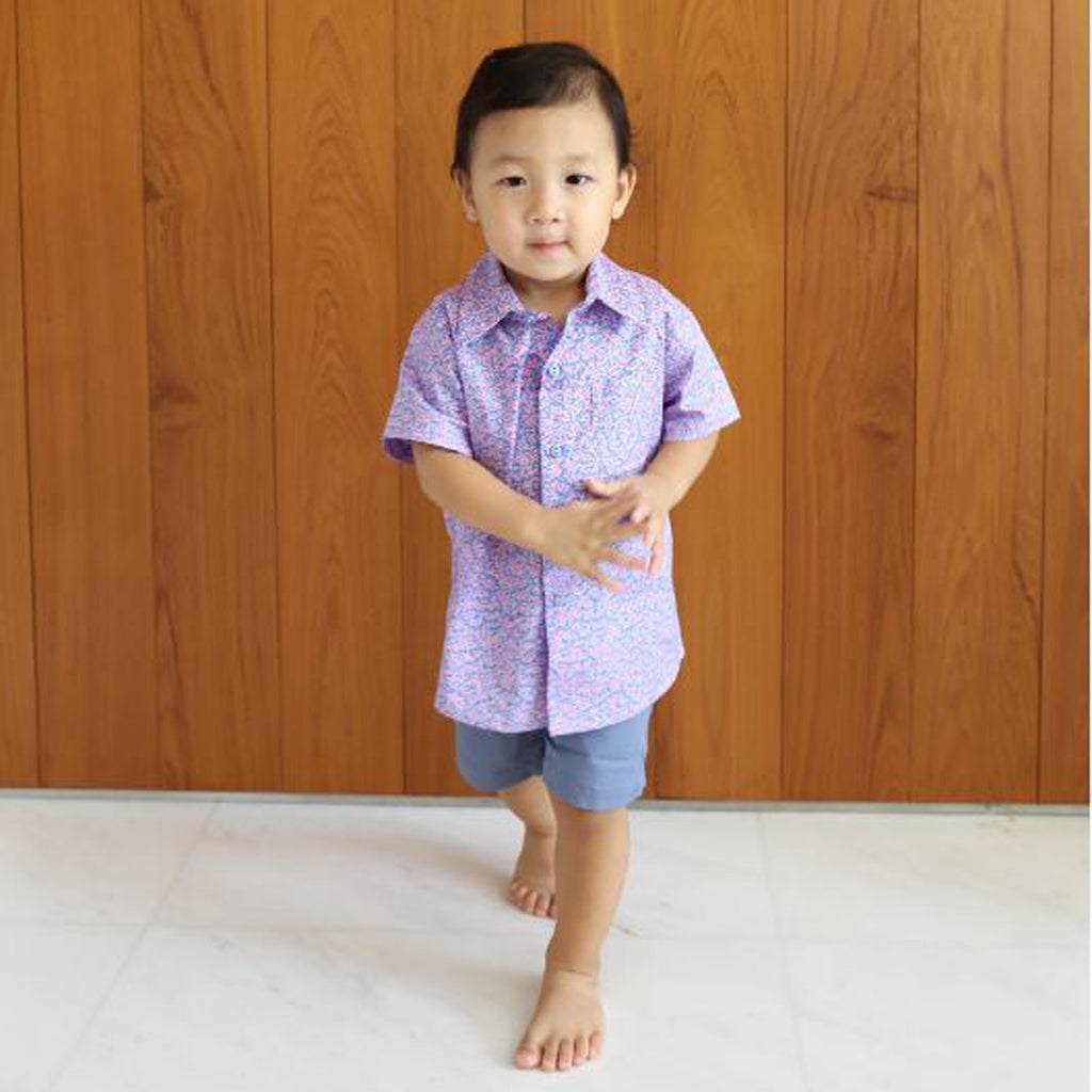 Sea Apple Meadow Dance Collared Shirt