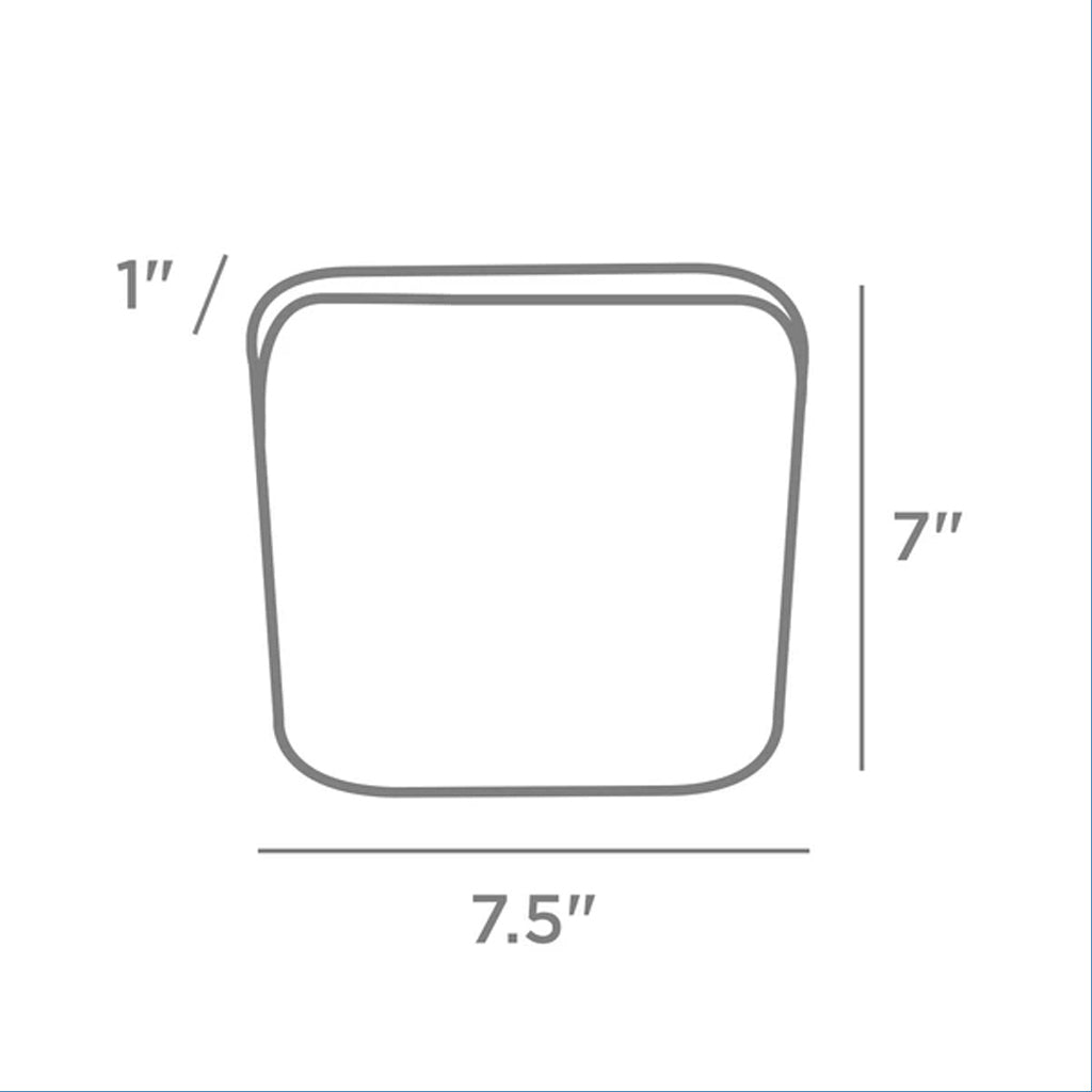 Stasher Reusable Silicone Sandwich Bag, Rainbow Yellow (828 ml)