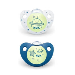 NUK Day & Night Silicone Soother - 2 pc