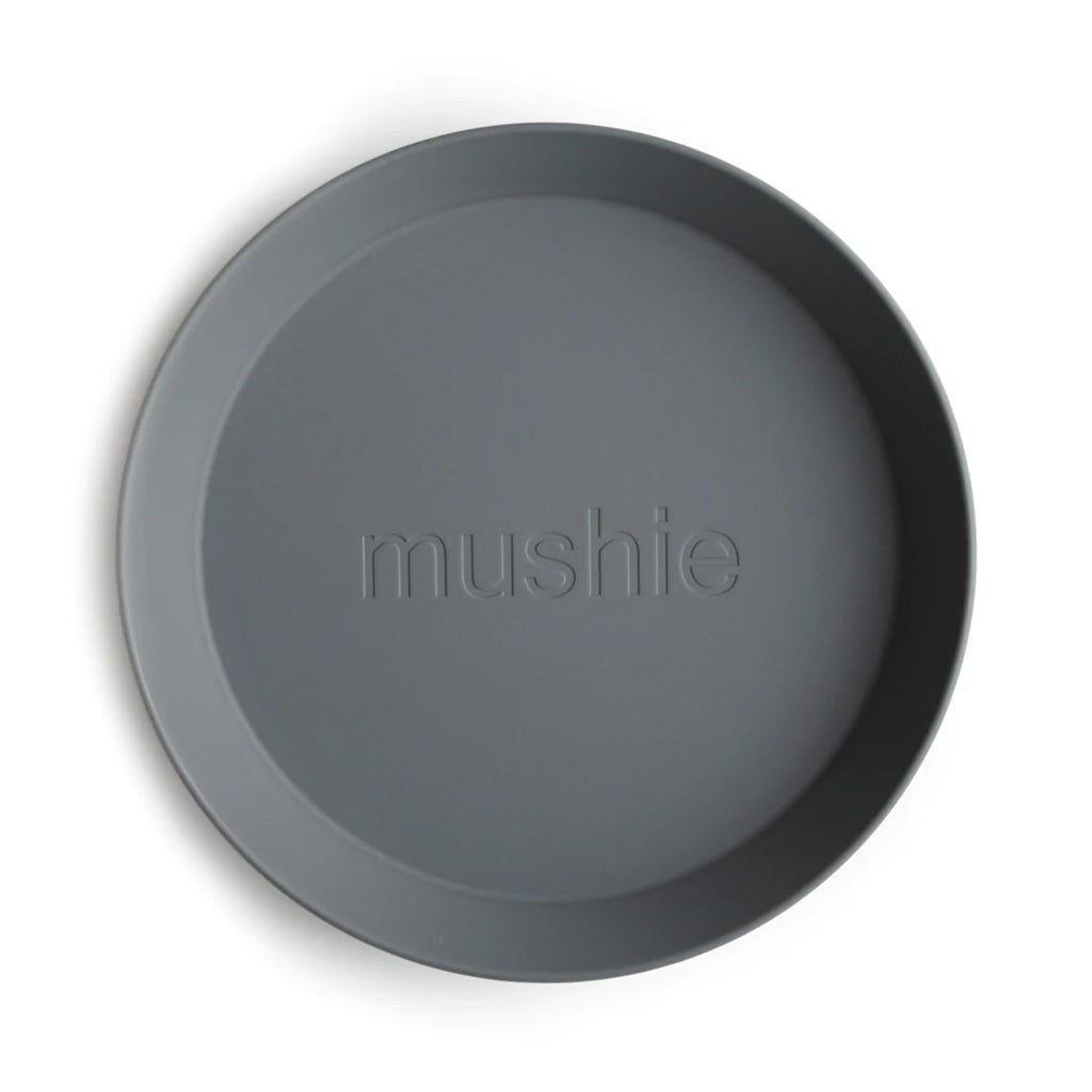 Mushie Round Dinnerware Plate, Set of 2