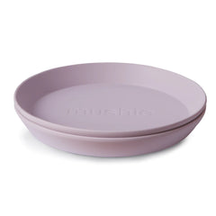 Mushie Round Dinnerware Plate, Set of 2