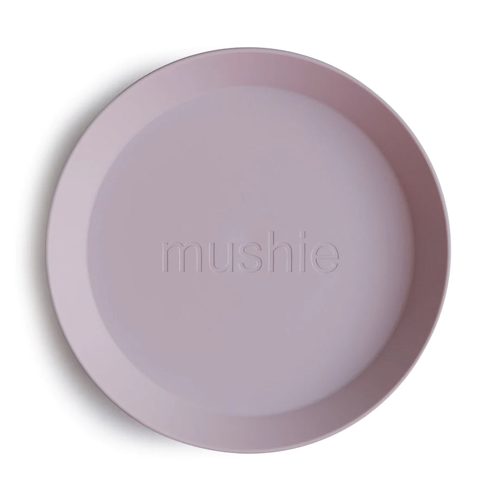 Mushie Round Dinnerware Plate, Set of 2